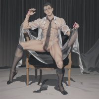 （AI）领带和透明内裤的结合，这种内裤帅哥你爱吗？